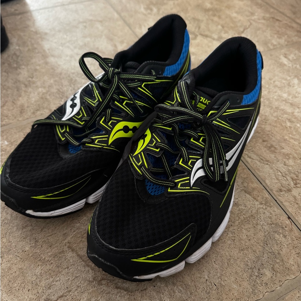 Black and Yellow Men's Sneakers